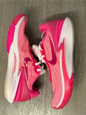 Nike Air Zoom G.T. Cut 2 sneakers in a vibrant "Hyper Pink" colorway